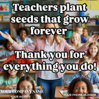 Posts That Hit Different: Teacher Appreciation Reaction Bundle for Contractors