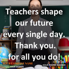 Posts That Hit Different: Teacher Appreciation Reaction Bundle for Contractors