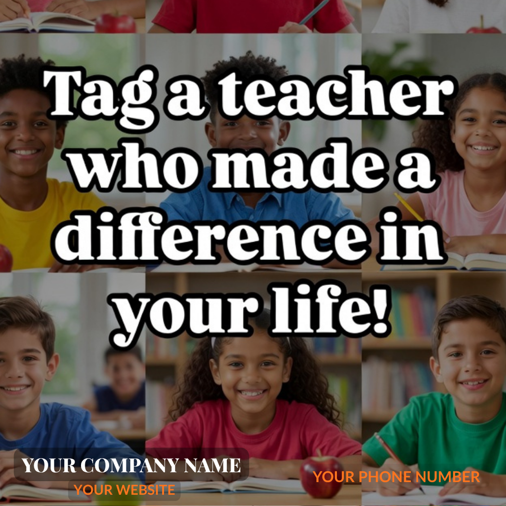 Posts That Hit Different: Teacher Appreciation Reaction Bundle for Contractors