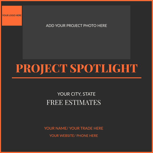 50 Contractor Brand Posts — Done For You | 10 Designs, 5 Colors, Zero Excuses