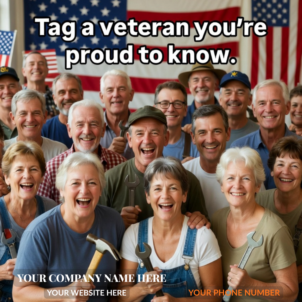 Veteran Appreciation Posts That Stop the Scroll — Canva Templates for Contractors