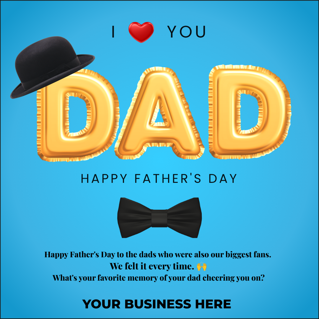 Father's Day Social Media Templates for Contractors – 10 Question-Based Posts