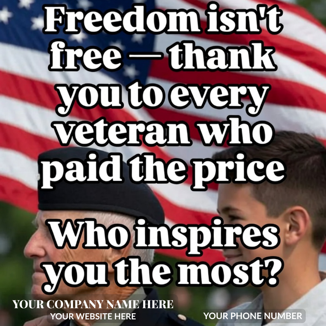 Veteran Appreciation Posts That Stop the Scroll — Canva Templates for Contractors
