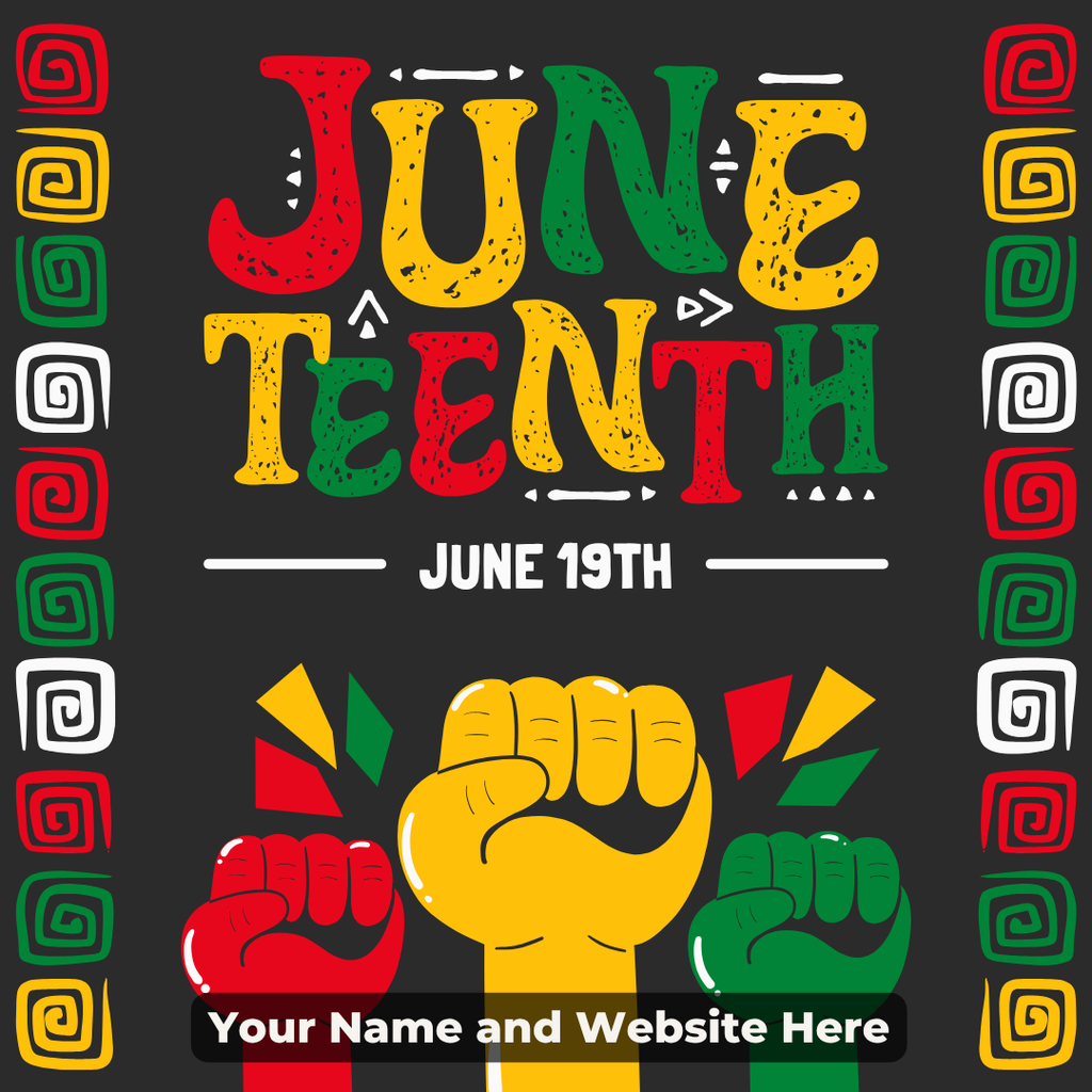 Juneteenth Social Media Templates Bundle – 10 Contractor Posts