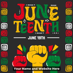 Juneteenth Social Media Templates Bundle – 10 Contractor Posts