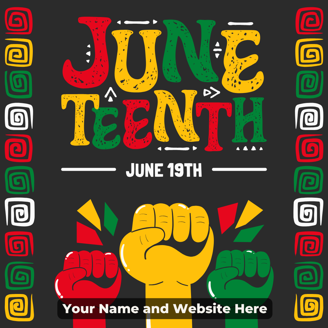 Juneteenth Social Media Templates Bundle – 10 Contractor Posts