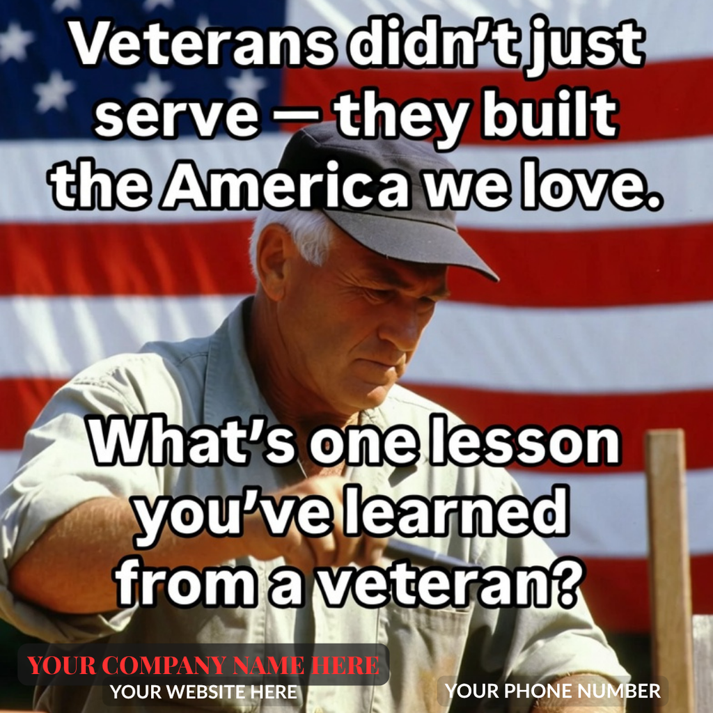 Veteran Appreciation Posts That Stop the Scroll — Canva Templates for Contractors