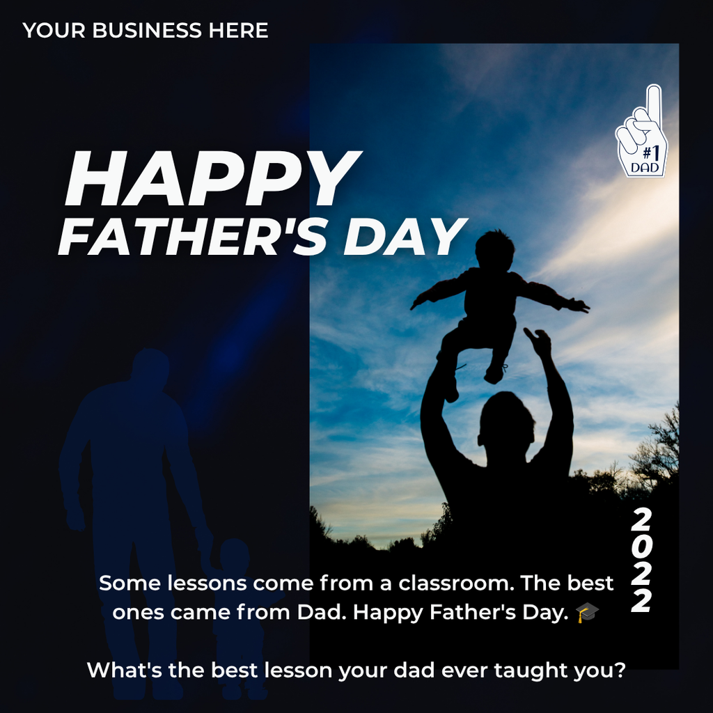 Father's Day Social Media Templates for Contractors – 10 Question-Based Posts
