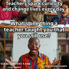 Posts That Hit Different: Teacher Appreciation Reaction Bundle for Contractors